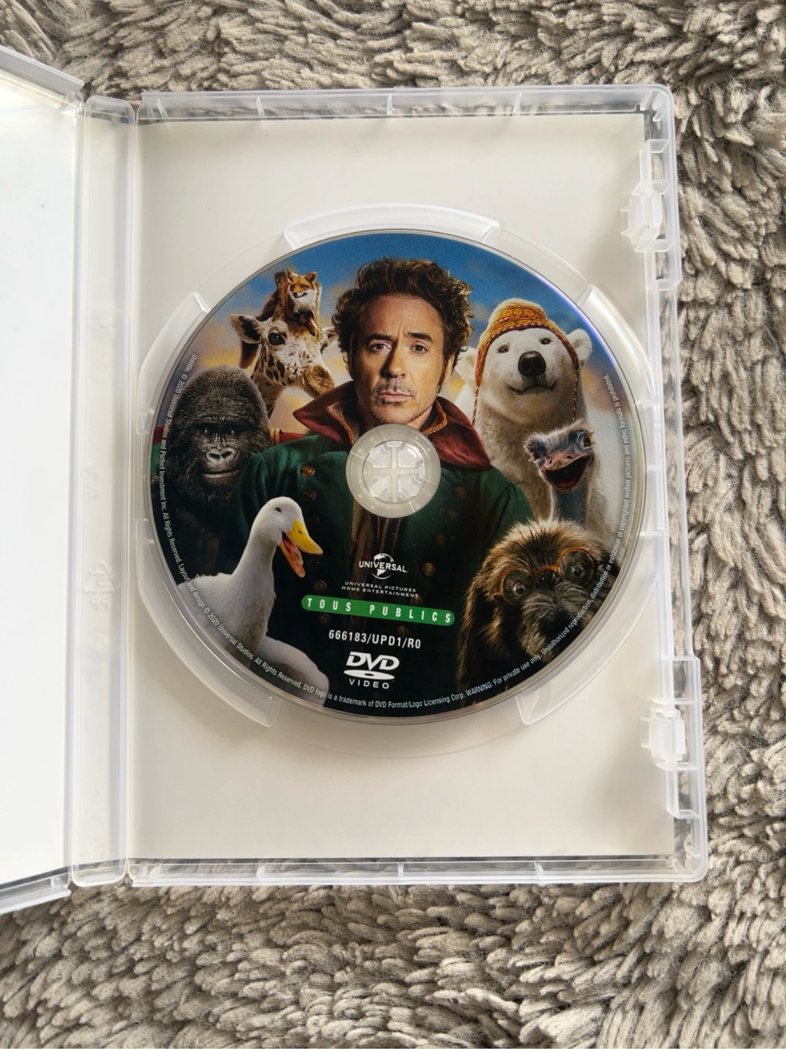 DVD Le Voyage du Dr Dolittle – Robert Downey Jr – Film Aventure Familial – Très bon état – photo 3